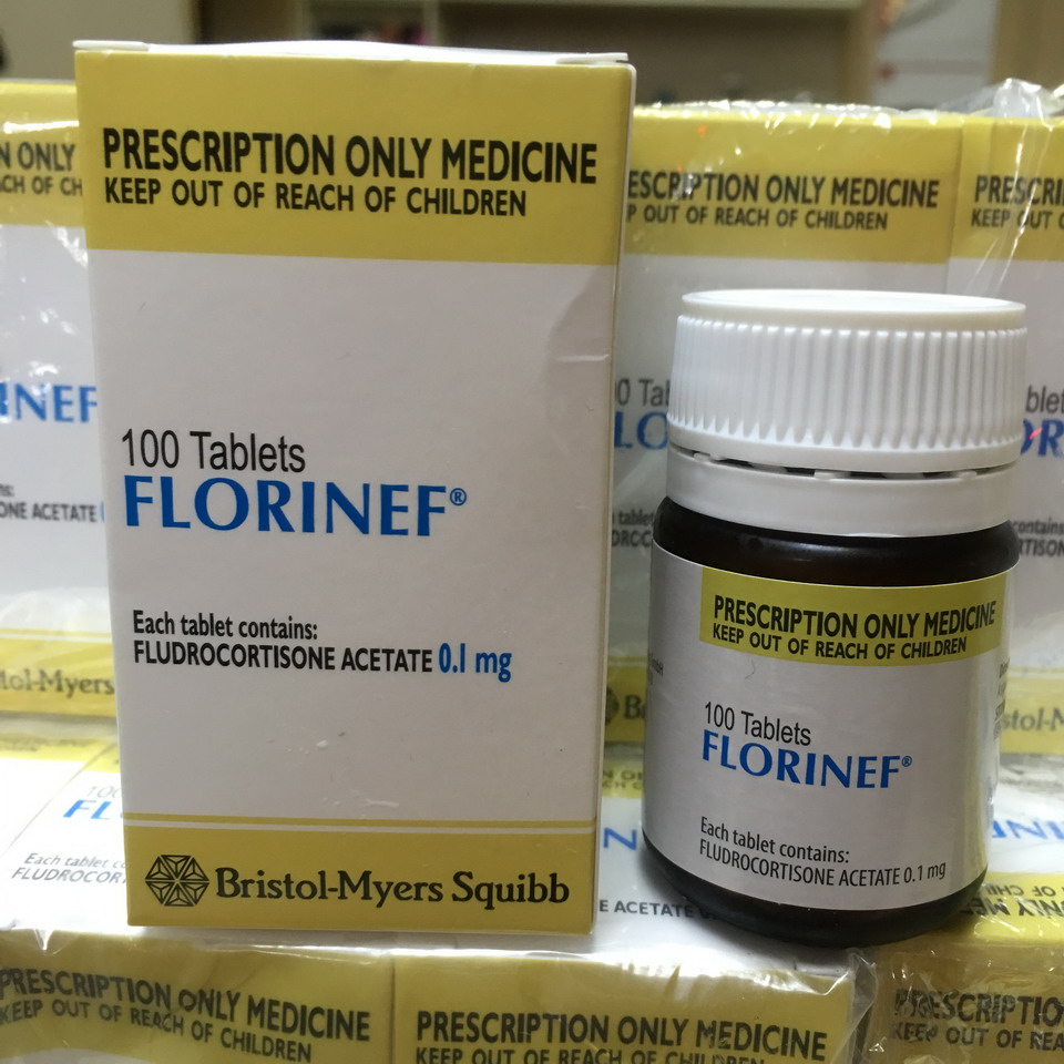 氟氢可的松片 FLORINEF 0.1MG TABLETS 原发性肾上腺皮质功能减退症治疗